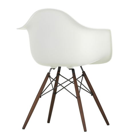 Cadeira de Braços em Plástico Eames DAW / Base Ácer Escuro